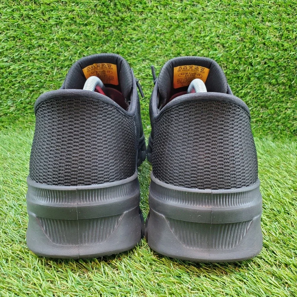 Skechers Glide-Step Pro SR SIZE 10.5 Men's Slip Resistant Work Shoes Black